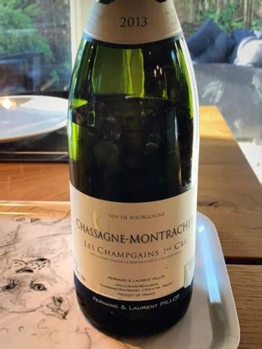 Domaine Fernand Laurent Pillot Chassagne Montrachet Premier Cru