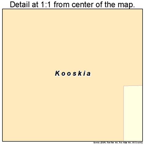 Kooskia Idaho Street Map 1644110