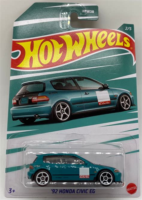 Hot Wheels Car Culture Modern Classics Honda Civic Eg Gjr00 Premium With Real Riders Hello