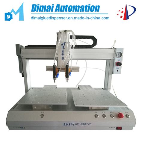 Double Station Automatic Hot Melt Adhesive Glue Dispensing Machine Glue Dispensing Machine And