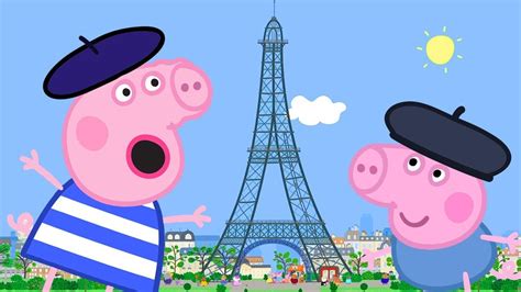 Best Of Peppa Pig Peppa Goes To Paris Cartoons For Children Youtube