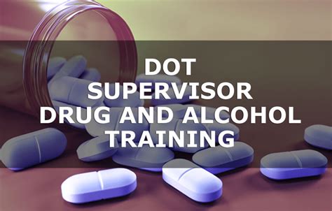 Dot Supervisor Drug And Alcohol Training Cns Learning Hub