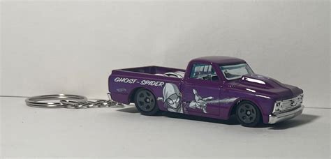 Hot Wheels Marvel Series Chevy C Keychain Etsy