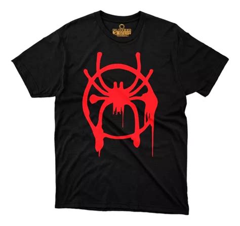 Playera Spider Man Miles Morales Logo Across Verse Marvel Meses Sin