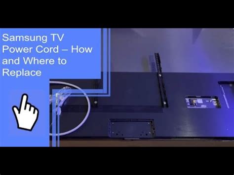 Samsung TV Power Cord How And Where To Replace YouTube