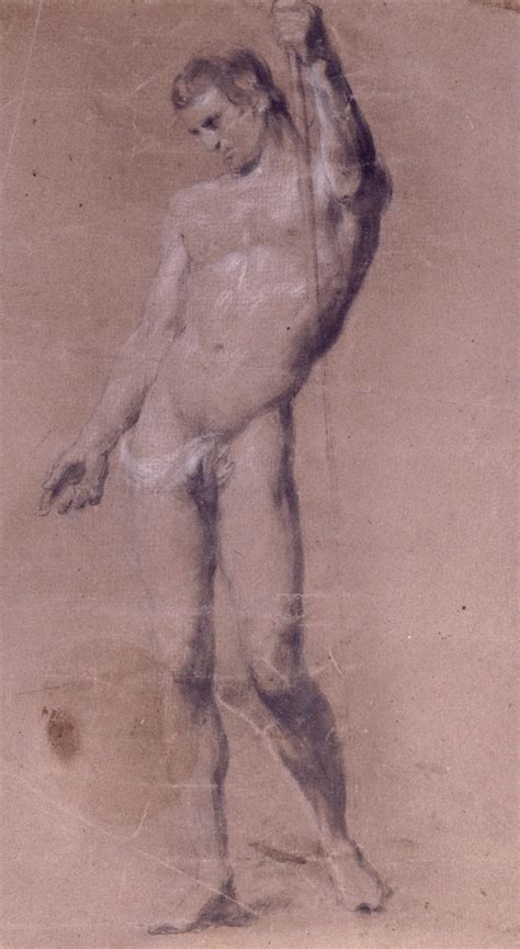 Life Drawing Of A Standing Male Nude Works Of Art RA Collection