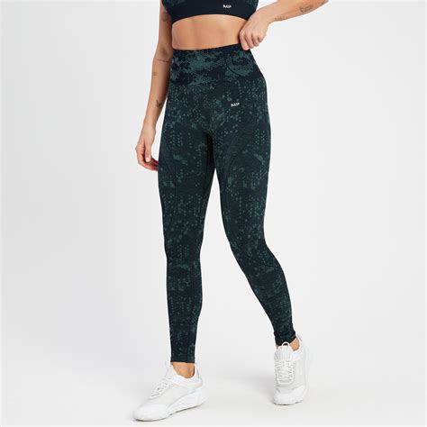 Leggings Com Padrão Sem Costuras Adapt Da Mp Para Senhora Darkest Navy Myprotein™