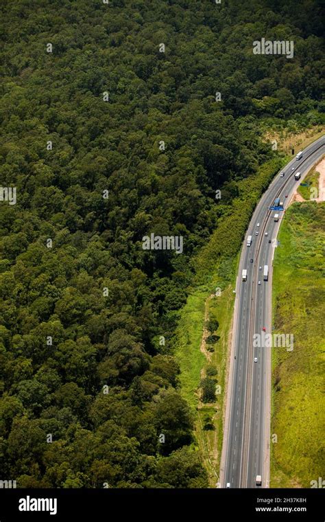 Aerial view of road and highway Stock Photo - Alamy