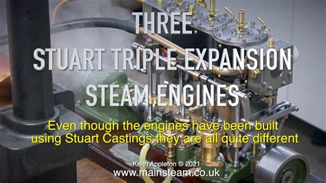 THREE STUART TRIPLE EXPANSION ENGINES IN THE WORKSHOP YouTube