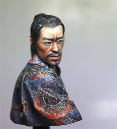 Japanese Warrior By Olga Zernina Putty Paint