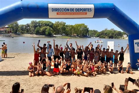 Desafío del río se dio cierre a la escuela de natación Municipalidad