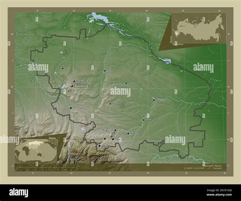 stavropol territory  russia elevation map colored  wiki style  lakes  rivers