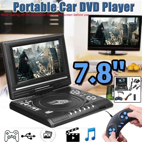 Inch Portable Hd Tv Home Car Dvd Player Vcd Cd Mp Dvd Player Usb