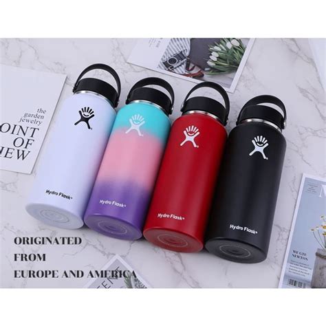 Hydro Flask Tumbler Hot And Cold 16 20 21 24 32 40 OZ Stainless Steel Thermos Portable Vacuum