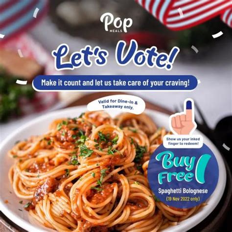 Pop Meals General Election Promotion (19 Nov 2022)