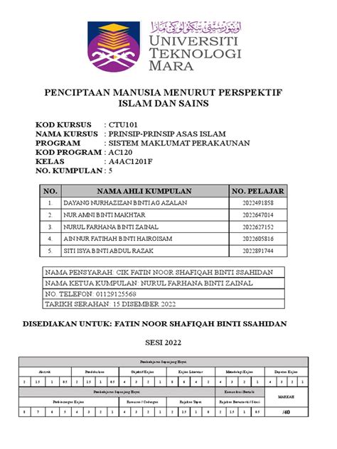 Ctu101 Assignment | PDF 