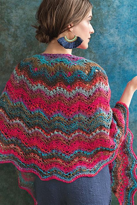 Noro Kureyon Seashell Ripple Shawl Kit Scarf And Shawls Kits At Jimmy