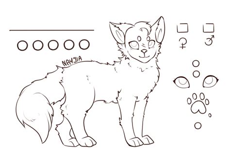 Cat Ref Sheet Base F2u By Ny4nay On Deviantart