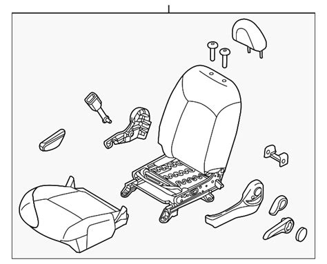 Nissan Versa Note Seat Assembly Vl A Nissan Parts Plus