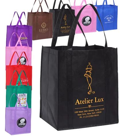 Aliexpress Buy Free Custom Reusable Grocery Tote Shopping Bags