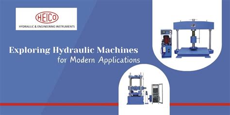 Hydraulic Machinery for Modern Applications