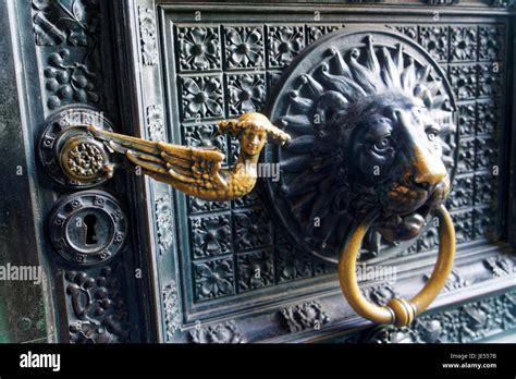 The Doors Of The Cathedral In Cologne Are Made Out Of Bronze A Lions