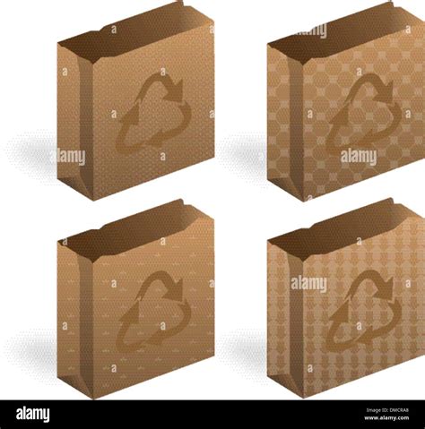 Recycling Brown Paper Bag Icon Earnings Stock Vector Image And Art Alamy