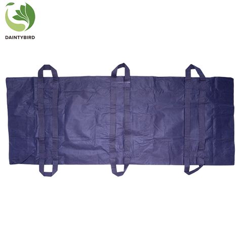 Sac de cadavre d adulte bleu non tissé jetable Fabricant de sacs