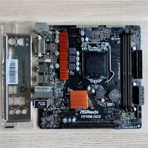 ASRock Super Alloy H110M HDS R3 0 Motherboard Computers Tech Parts