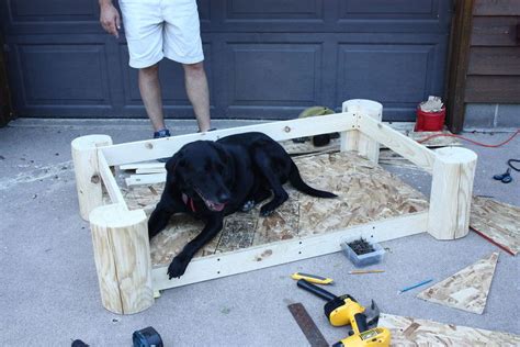 Rustic Log - Dog Bed | Hometalk