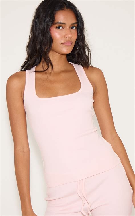 Débardeur Côtelé Rose Tendre Lingerie Pyjamas PLT FR