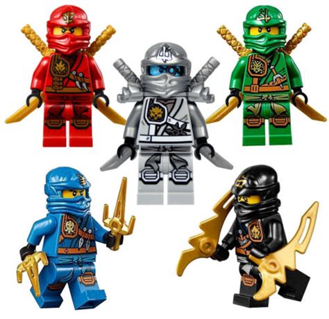 Lego Ninjago Set Of Minifigures Deepstone Kai Lloyd Jay Zane And