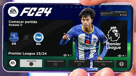 FIFA 16 MOD EA FC 2024 ANDROID ATUALIZADO GRÁFICOS DE PS5 E