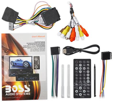 Boss Bv I Single Din In Dash Monitor Dvd Cd Am Fm Receiver Usb