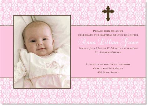 Free Baptism Invitation Templates