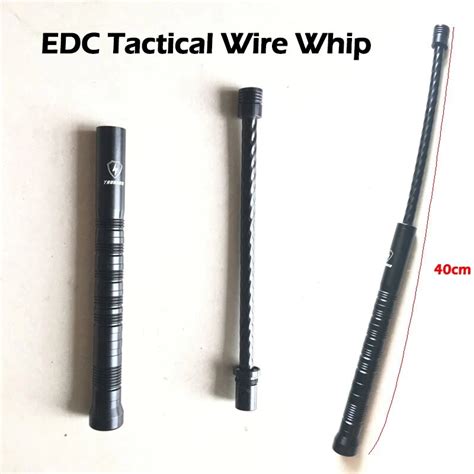 New Arrival Cm Outdoor Edc Portable Tactical Wire Whip Aluminum