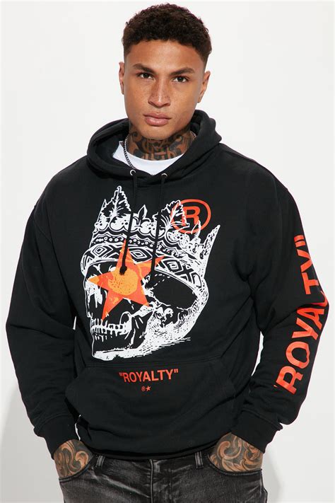 Eternal Royalty Hoodie Black Fashion Nova Mens Graphic Tees