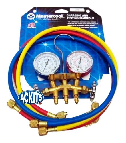 Manifold Manometro Mastercool R12 R22 R404a R134a 33636 Mr