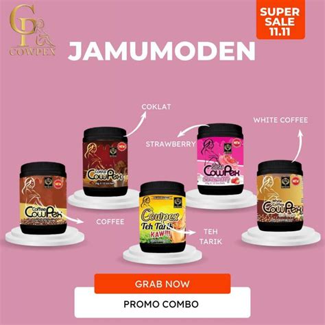 💥💥cowpex Jamu Moden 💥💥 🎁🎁 Ready Stock 🎁 Coffee White Coffee Strawberry Chocolate Teh