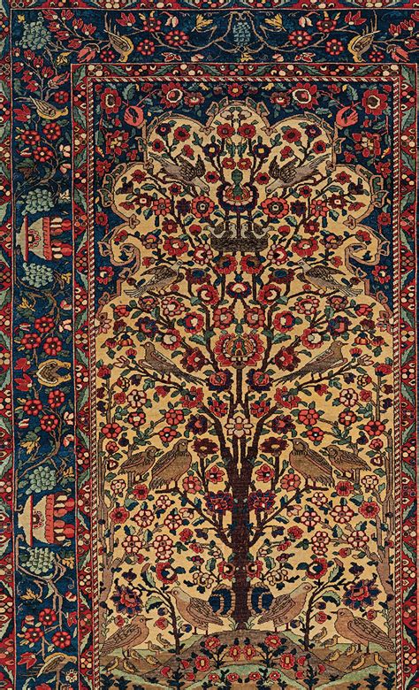 Bakhtiari Bibibaf Garden Rug Central Persia Claremont Rug Co