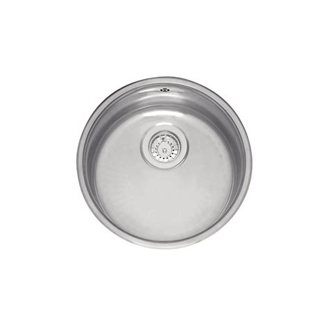 Reginox L Round Bowl Stainless Steel Inset Undermount Kitchen