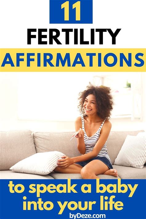 12 Fertility Affirmations And Mantras For Conceiving New Life Bydeze