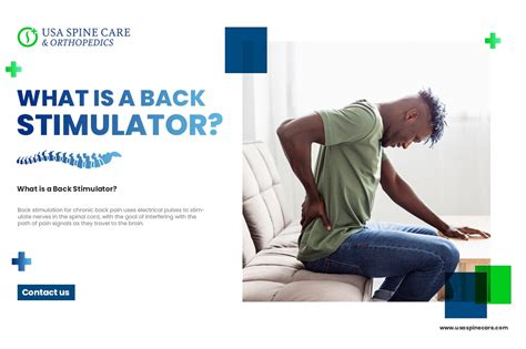 What Is a Back Stimulator? - USA Spine Care