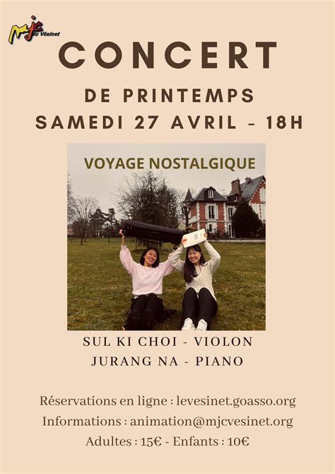 Concert de printemps Le Vésinet