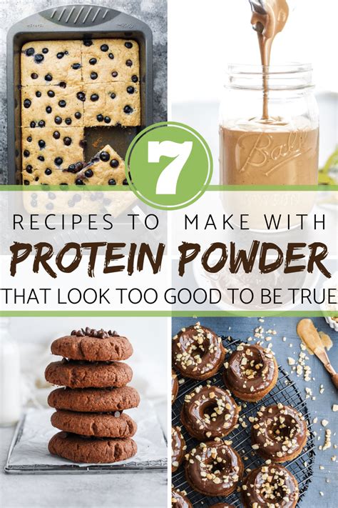 7 Recipes to make with Protein Powder - that look almost too good to be ...