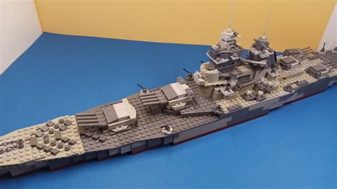 Линкор Ришелье (Battleship Richelieu). Лего корабль.Lego ship ...