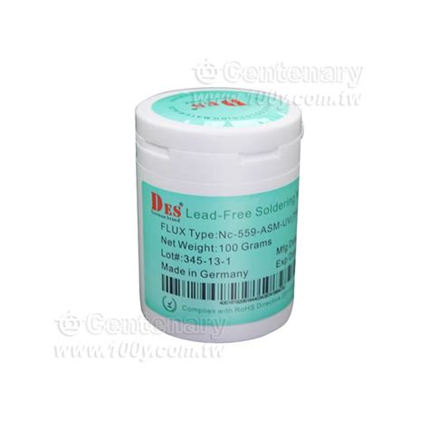 NC-559-ASM-UV-50g DES 德士環保無鉛助焊膏 米黃膏體 50g