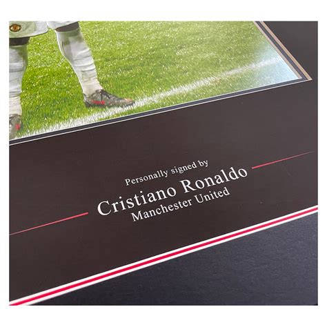 Cristiano Ronaldo Signed Photo Display - Manchester United - Elite ...