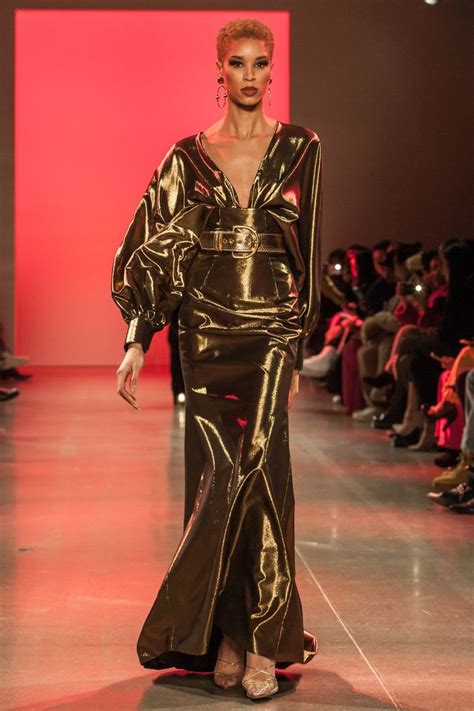 Nyfw Sergio Hudson Fall Winter 2020 Fashion Top Design Fashion