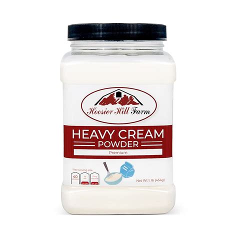 Hoosier Hill Farm Heavy Cream Powder Jar 1 Pound